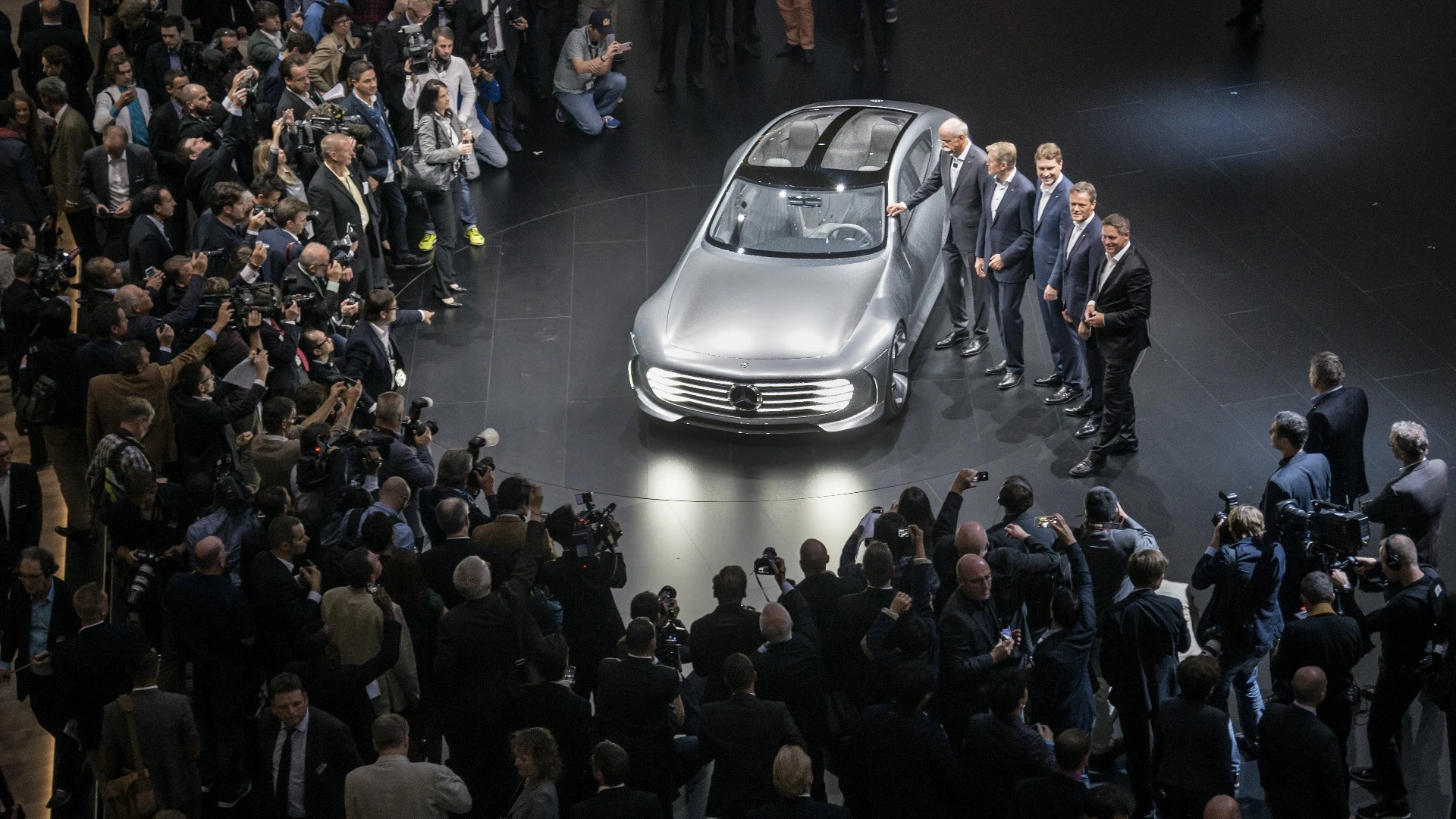 The IAA is finished in the same silver as the F015 from earlier this year