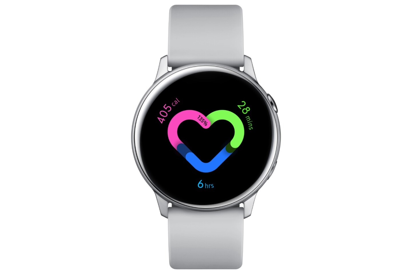 The Galaxy Watch Active runs Samsung’s Tizen-based Wearable OS 4.0