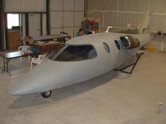 The proof-of-concept aircraft under construction - December 2004