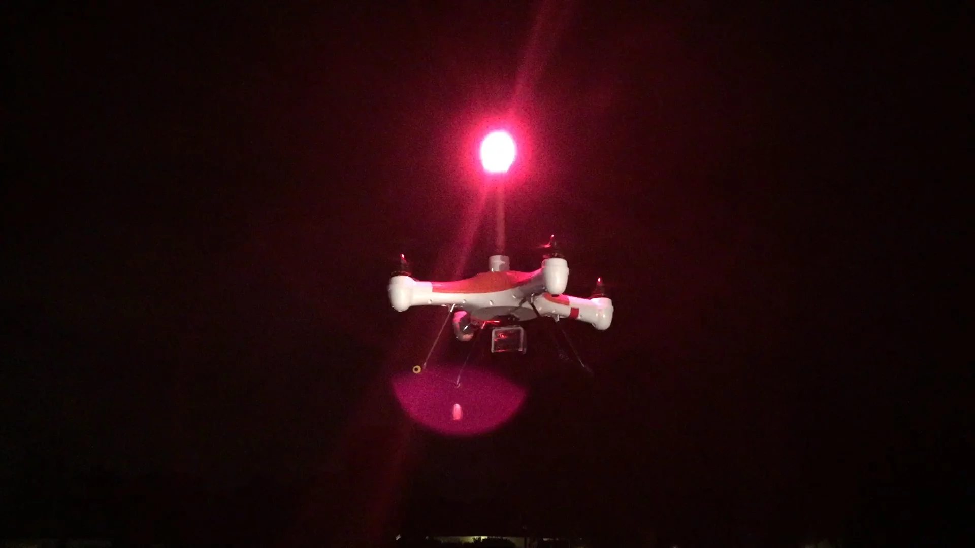 Making it a little more practical is a flare holder on top, allowing it to serve as a hovering emergency beacon