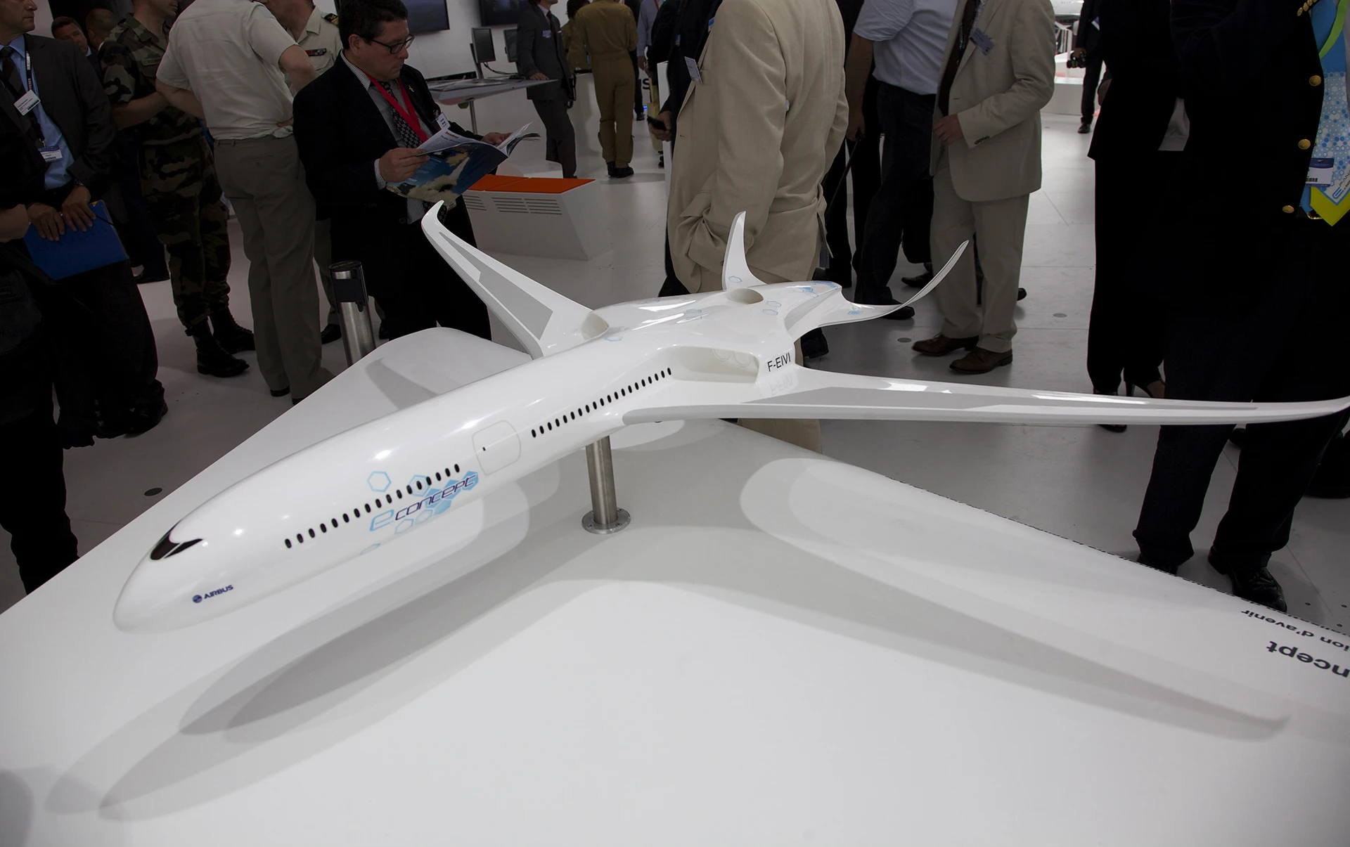 Airbus helped EADS to incorporate an E-Thrust-style propulsion system into an airplane design, the eConcept (Photo: Gizmag)