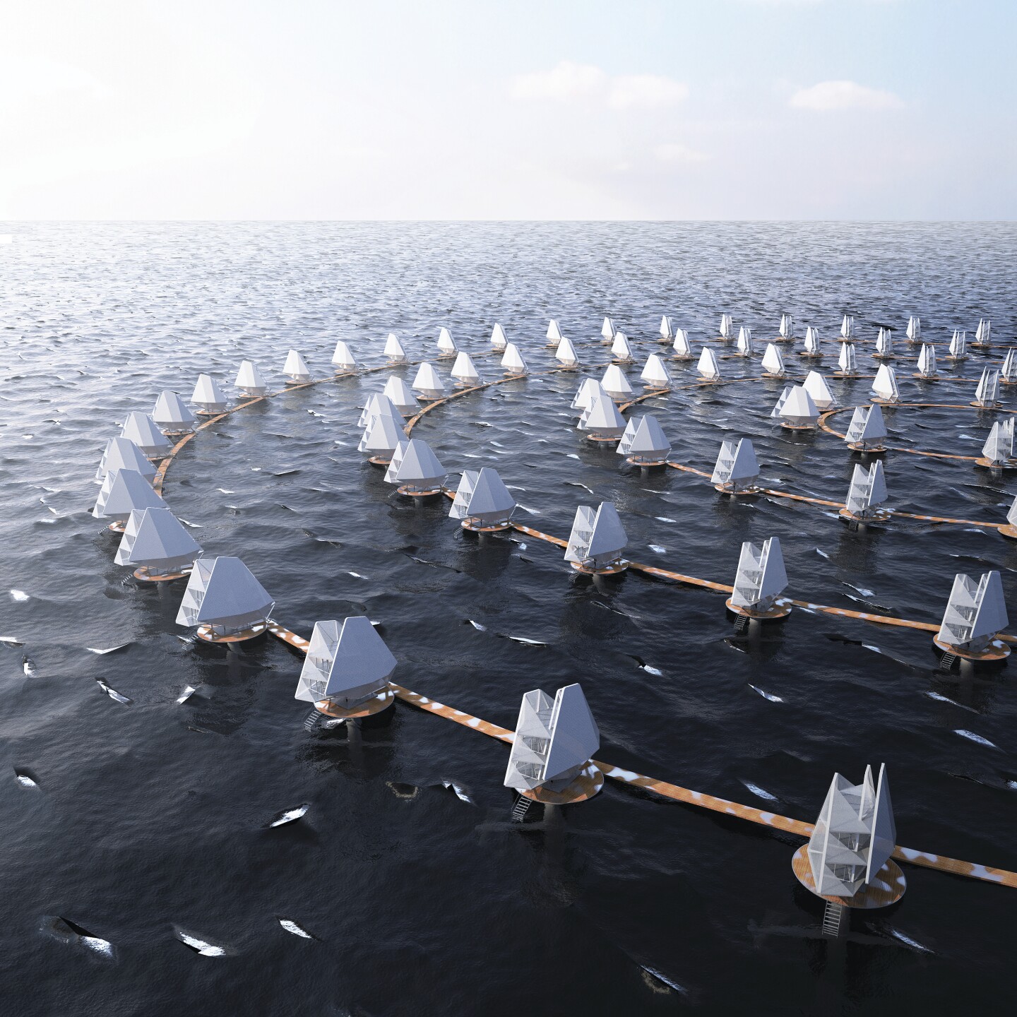 Gallery Posthuman asteroid city amongst winners in Jacques Rougerie