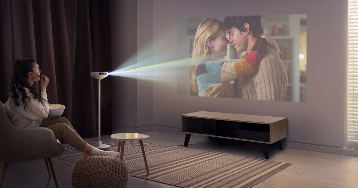 LG combines projector, speaker and lamp for living room versatility LG combines projector, speaker and lamp for living room versatility