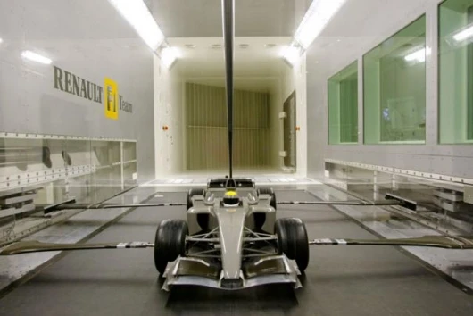 In the wind tunnel