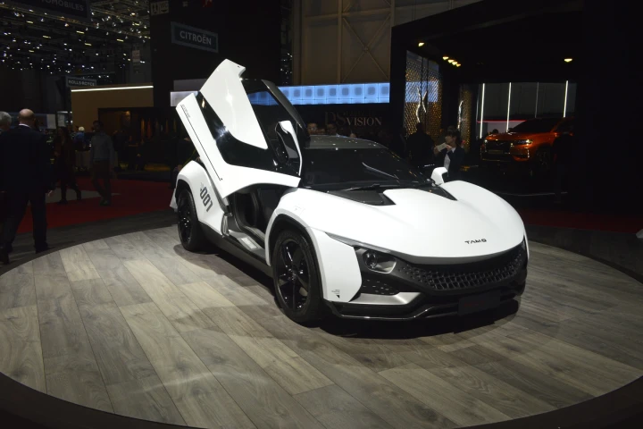The TAMO Racemo launched at the Geneva Motor Show