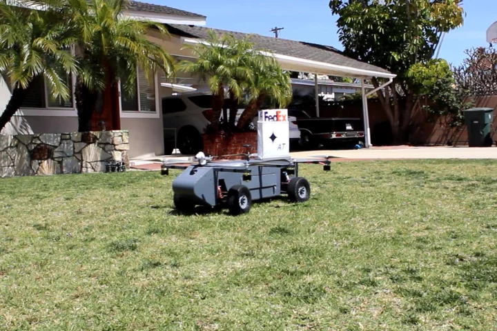 The AT Panther delivery system can handle a payload of up to 15 pounds