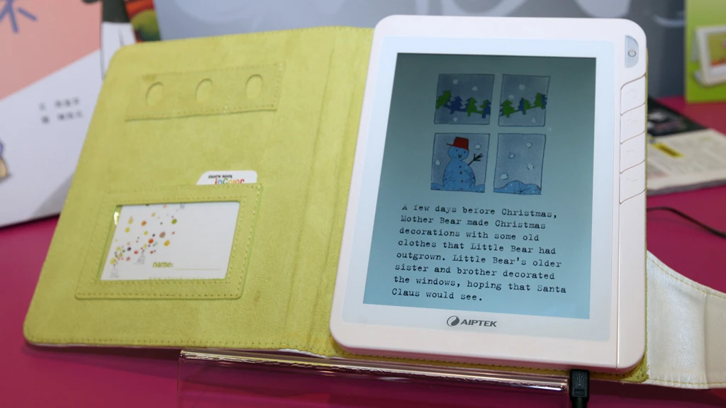 Aiptek's Story Book inColor is the first color ebook designed for children