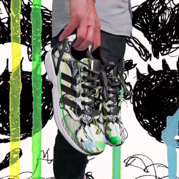 The new photo print app from Adidas will let you print your own photos on your sneakers