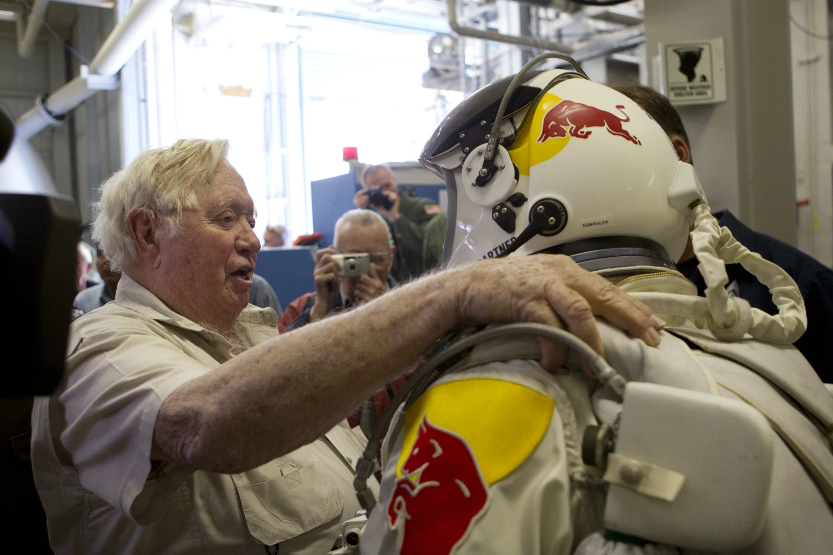 Words of advice from the only person who has been there, done that - Joe Kittinger (Photo: Christian Pondella/Red Bull)