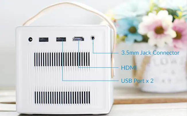 It has all the connections you would expect in a device like this