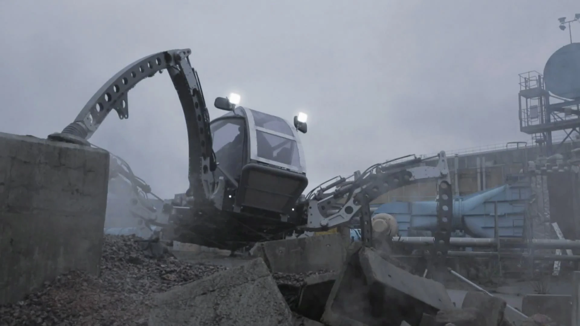 Mantis overcomes hazardous terrain