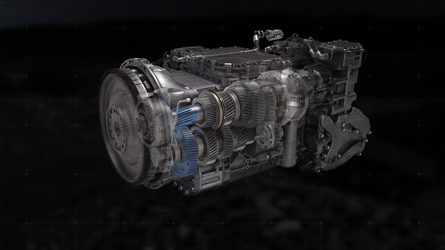 The I-Shift gearbox grows by 12 cm if crawler gears are added