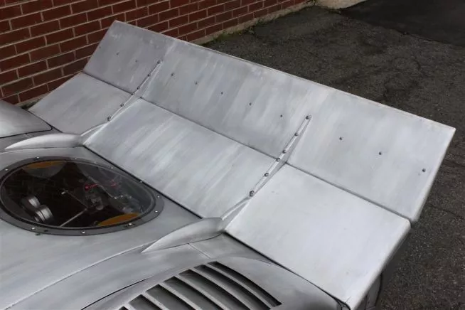 Known as the Sea Lion, this remarkable brushed aluminum and stainless steel amphibious supercar is capable of land speeds of approximately 180 mph (290 km/h) - ample to break the existing land speed record for an amphibious vehicle of 125 mph (201 km/h)