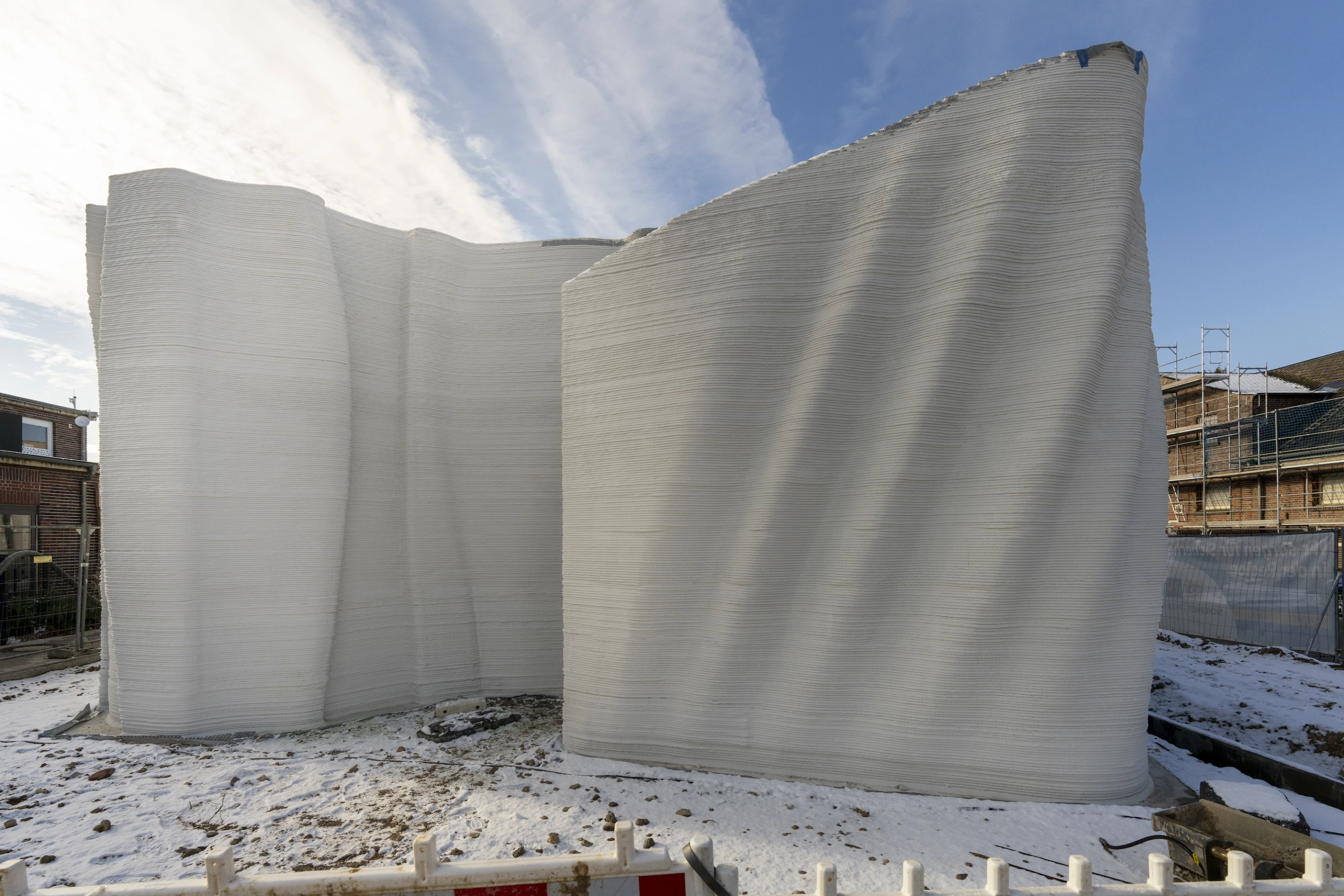 The Wave House's unusual design was chosen to enliven what could otherwise have been a rather dull building