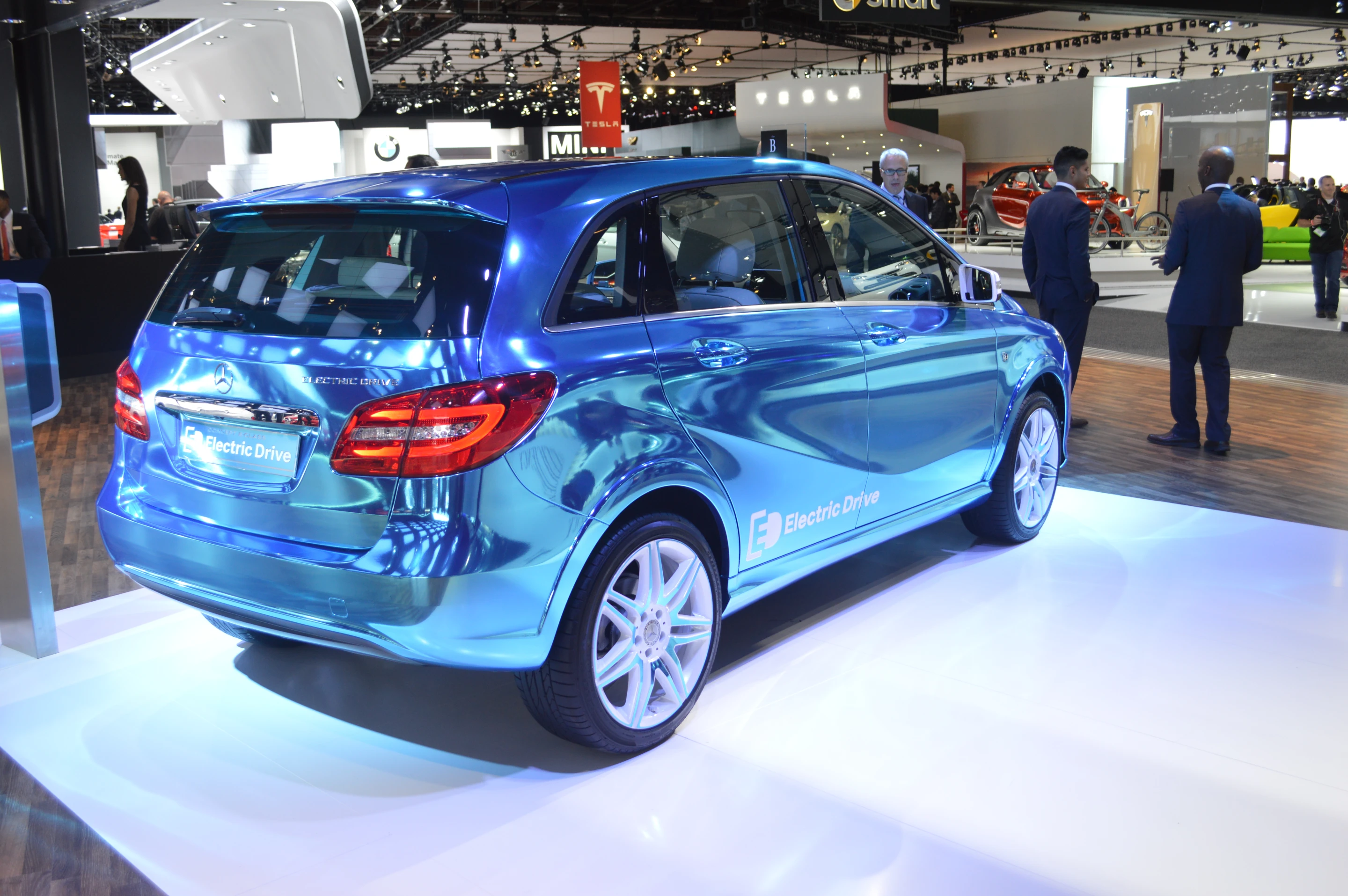 The 134-hp Mercedes Concept B-Class Electric Drive
