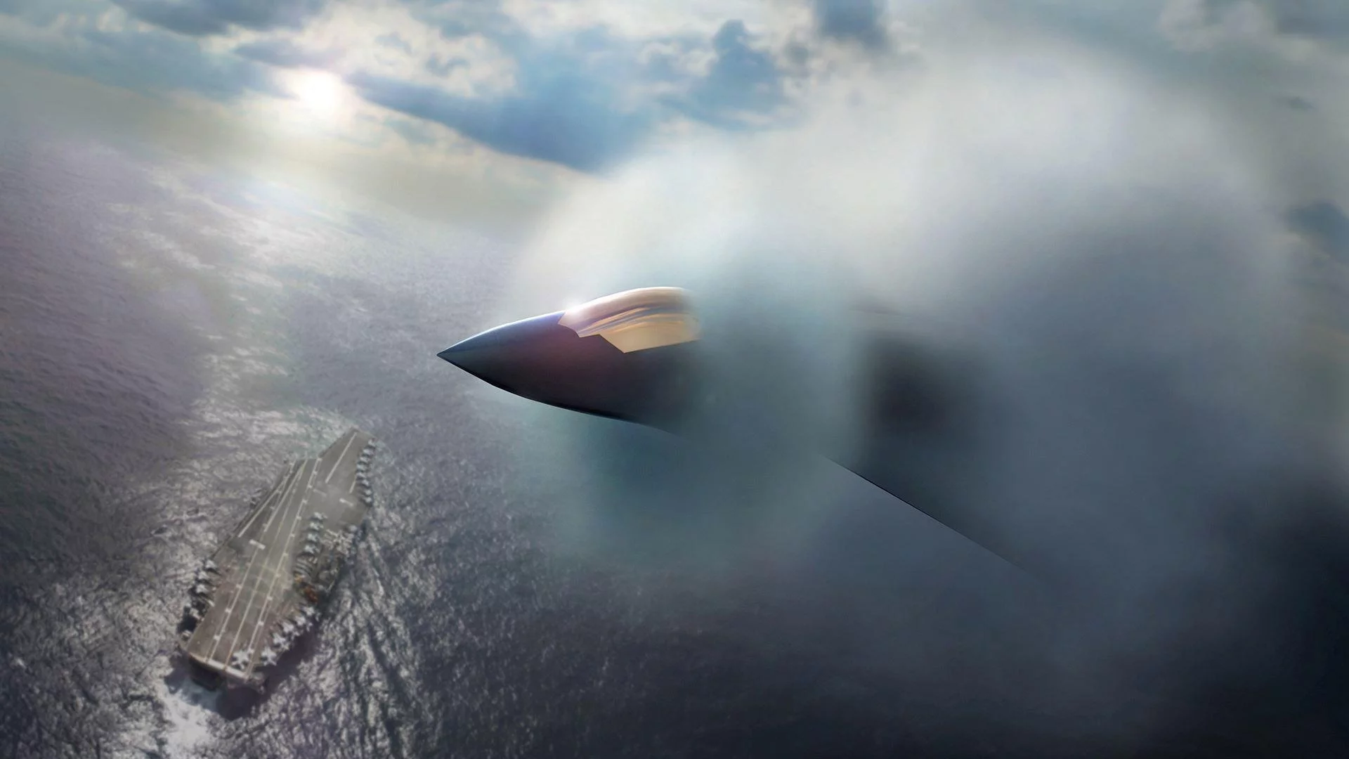 The newly released rendering of Boeing's F/A-XX entry