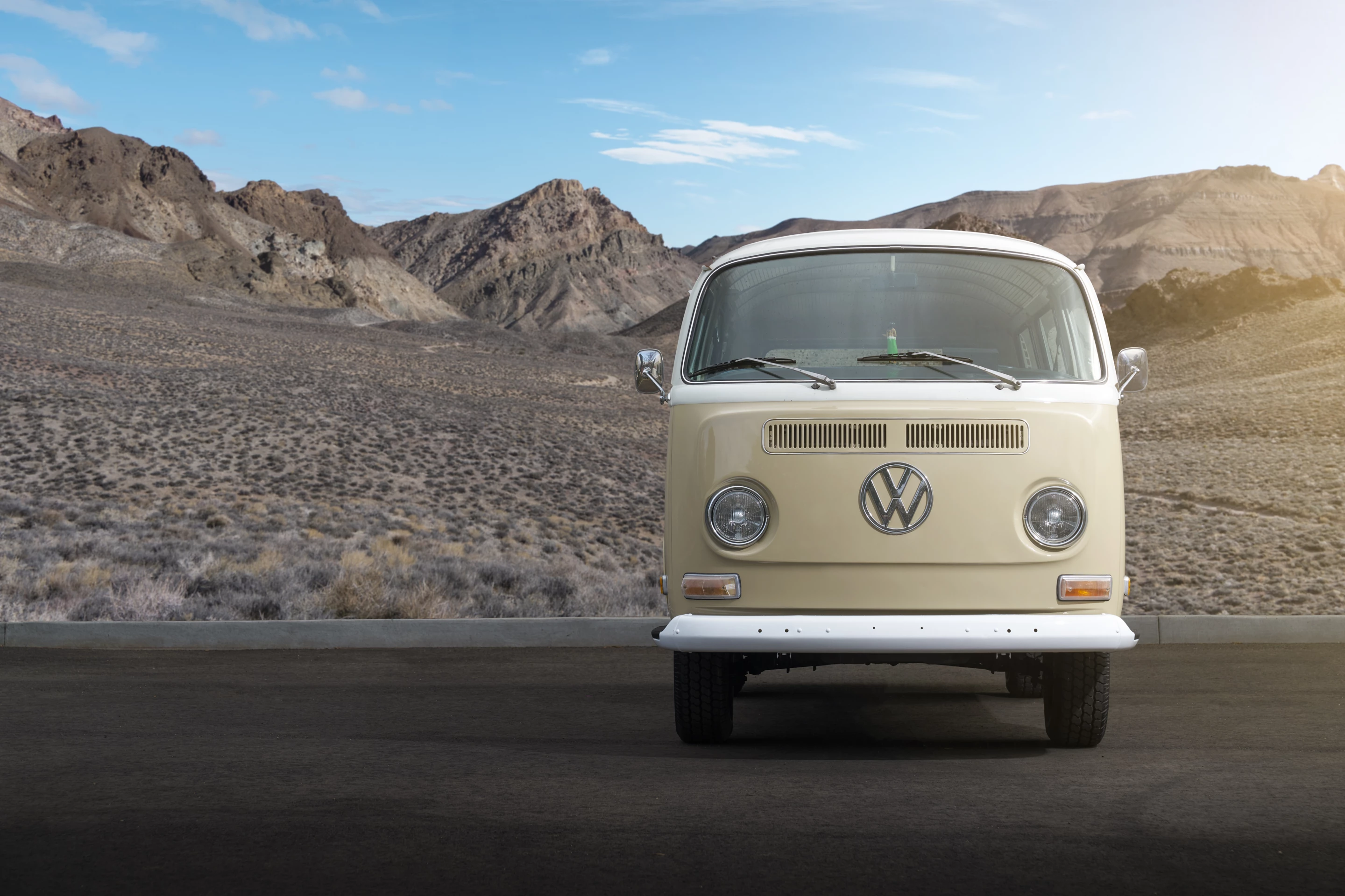 Keeping the backdrop a little clearer with an all-electric VW Type 2
