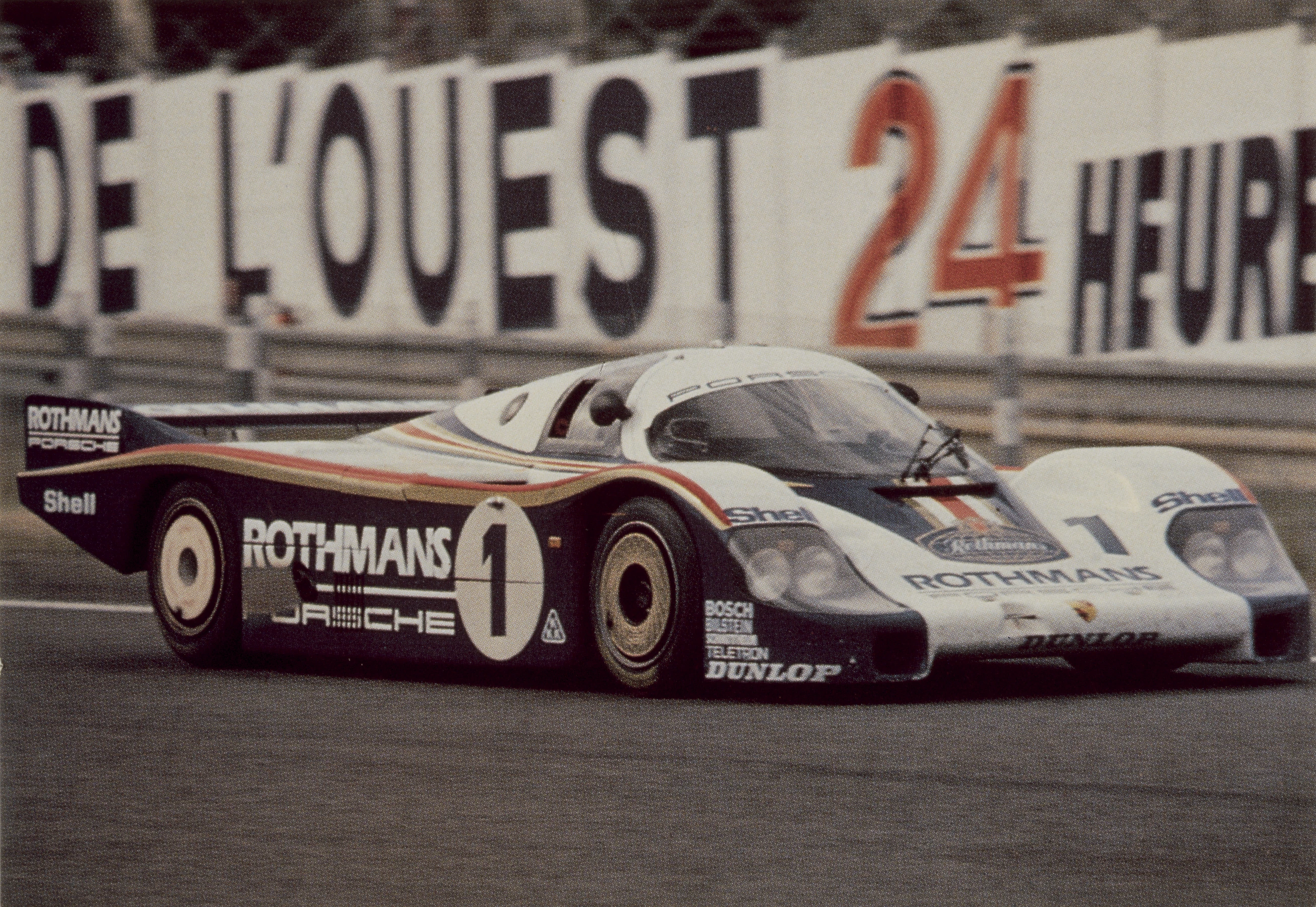 The 1982 Le Mans 24 Hour winner was the Porsche 956 of Jacky Ickx and Derek Bell.