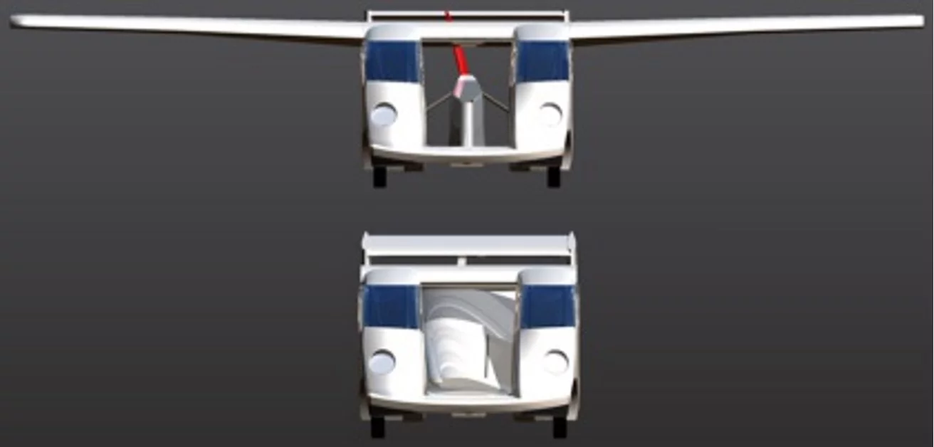 Frontal renderings of Carplane