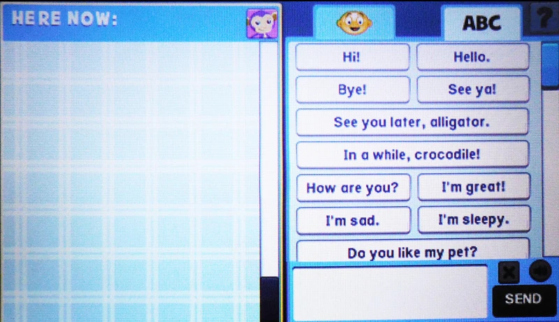 Pet chat let's children chat with their friends nearby if they have wifi enabled Leappads (Photo: Lakshmi Sandhana/Gizmag)