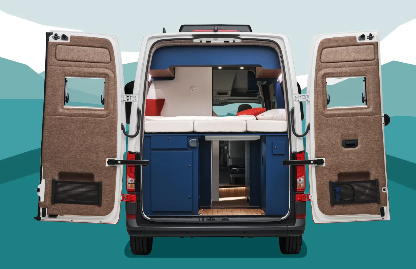 The all-new Eriba Car Volkswagen Crafter camper van