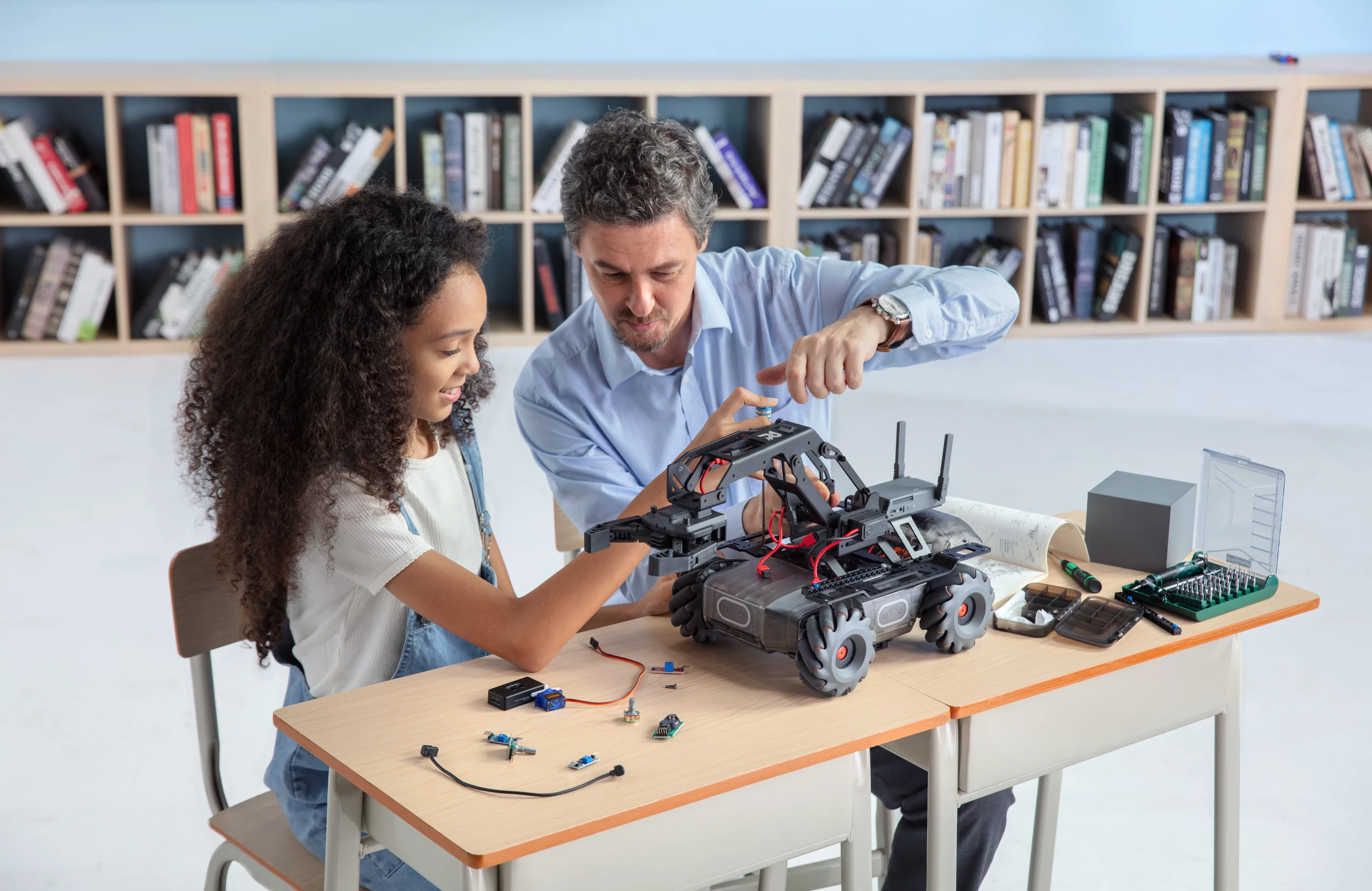 The RoboMaster EP Core has been designed to help educators teach robotics in an engaging, hands-on way