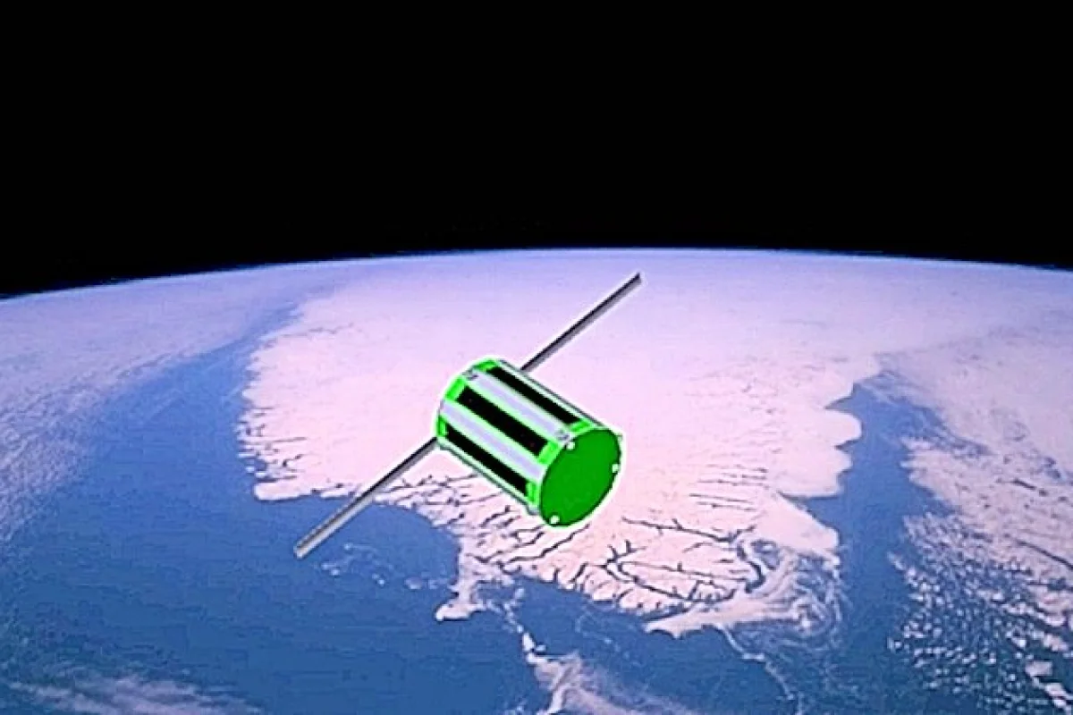 An Interorbital Systems TubeSat in low Earth orbit