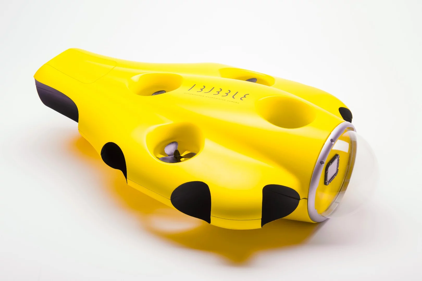 The iBubble drone features eight motors to hold its own against moderate underwater currents