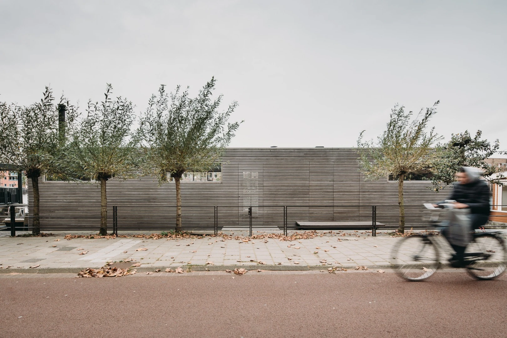 “Haarlem Shuffle” is located on the Spaarne River in Haarelm, Netherlands