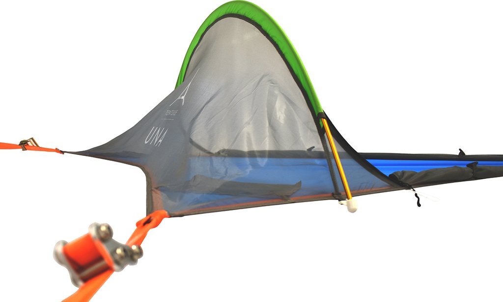 A closer look at the upper of the UNA reveals the two corner storage bags that proved quite handy