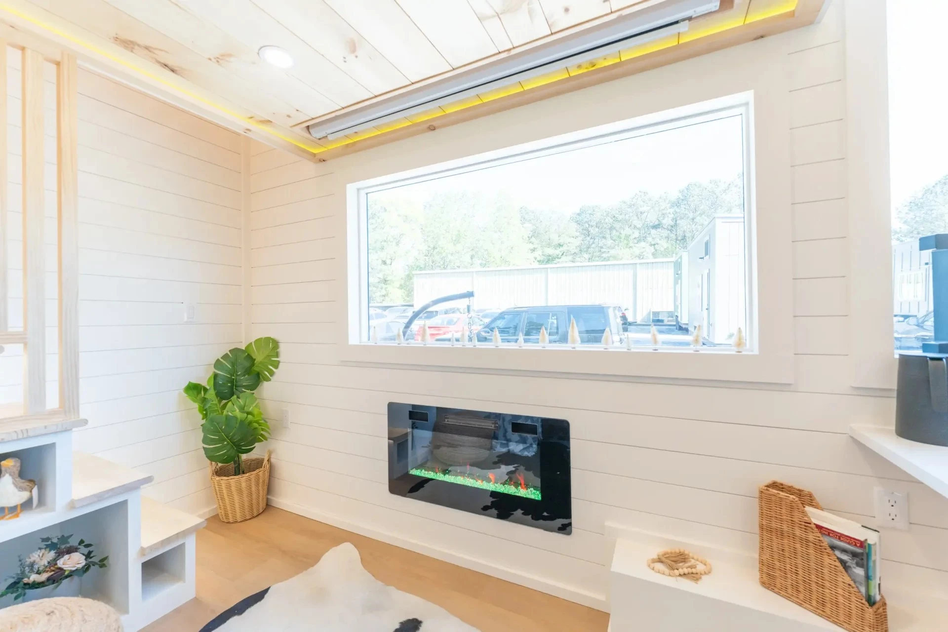 The Premium Vista's living room has generous glazing, helping fill the interior with natural light