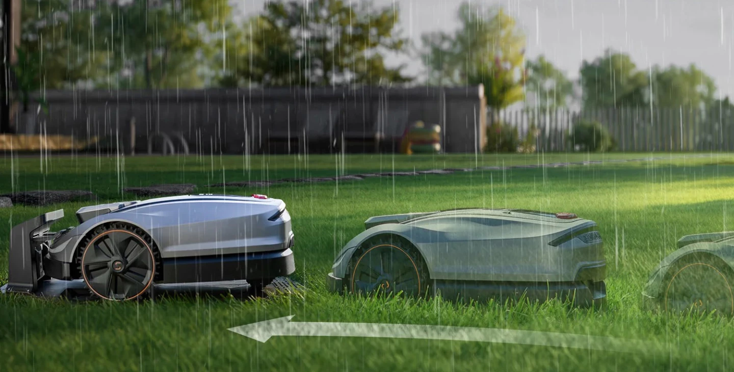 The X5 can detect rain and return home to wait it out