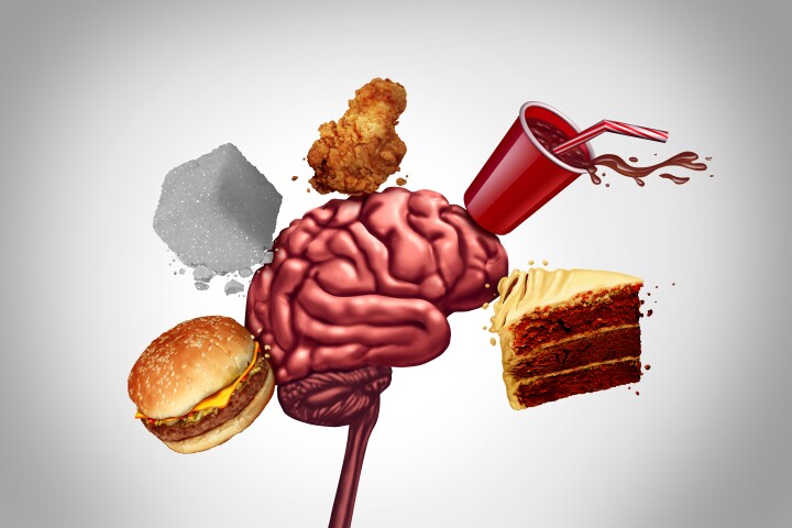 The gut-brain signal is independent of taste and plays a role in fat food consumption