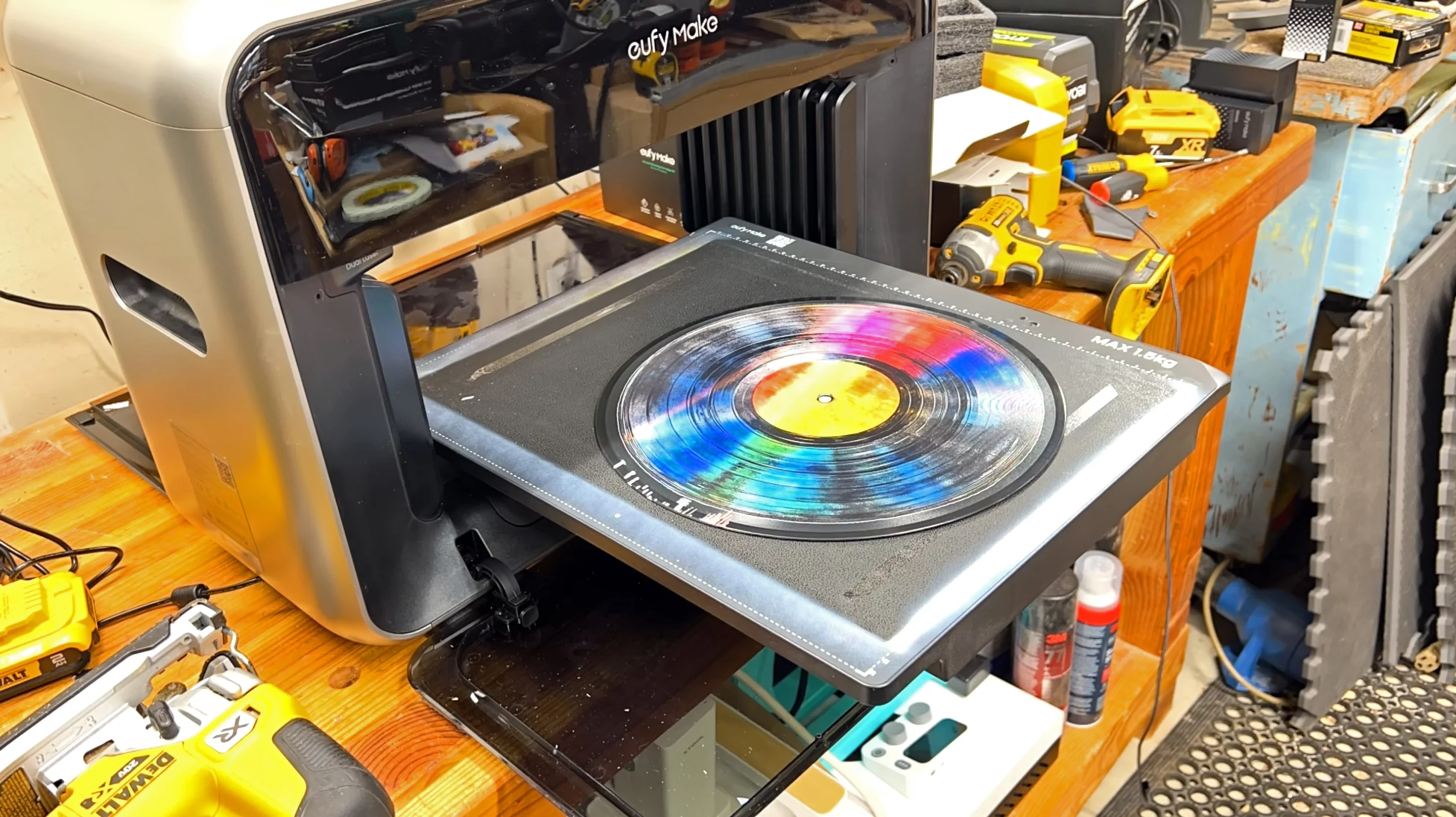 The EufyMake E1 can even print on vinyl. There's really no limit to the creativity