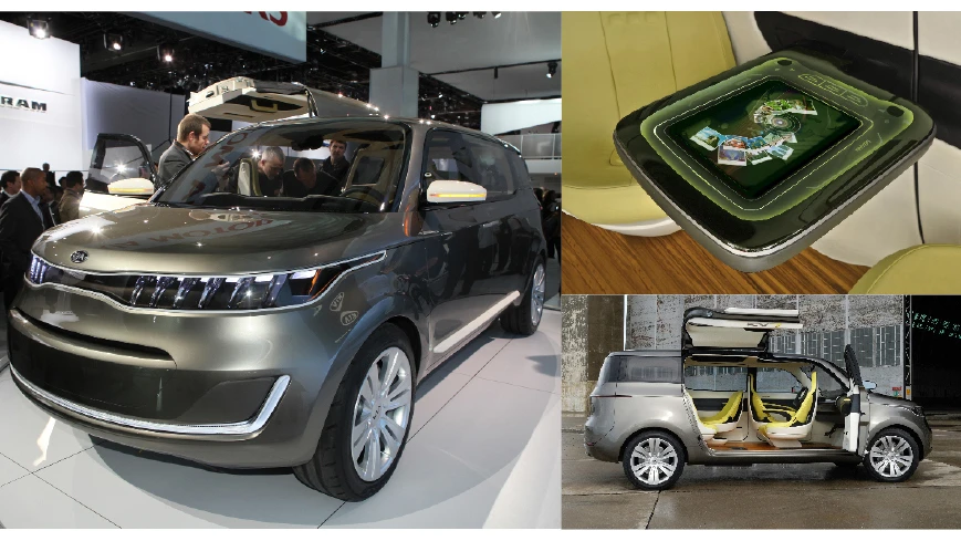Kia KV7 Concept at the 2011 Detroit Auto Show