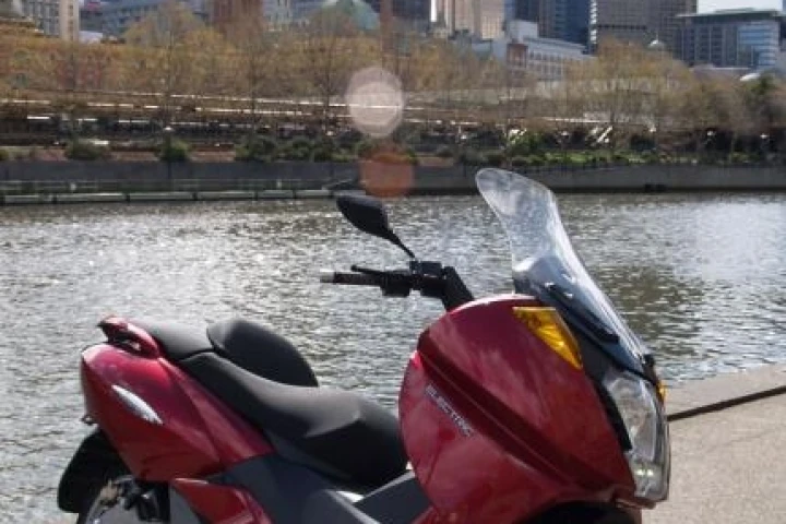 The Vectrix Electric Maxi-Scooter