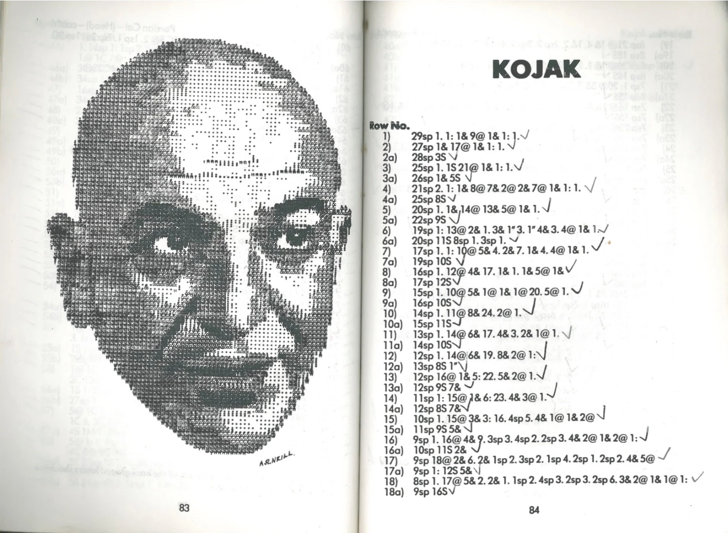 In 1982 a book appeared entitled 'Bob Neill's Book of Typewriter Art' which contained directions to replicate each piece of art