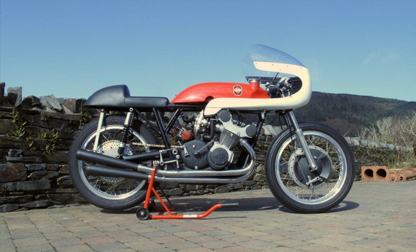 This 1957 Gilera 500 Grand Prix Replica sold for £84,000 (US$138,667) at Bonhams' Stafford in April, 2011