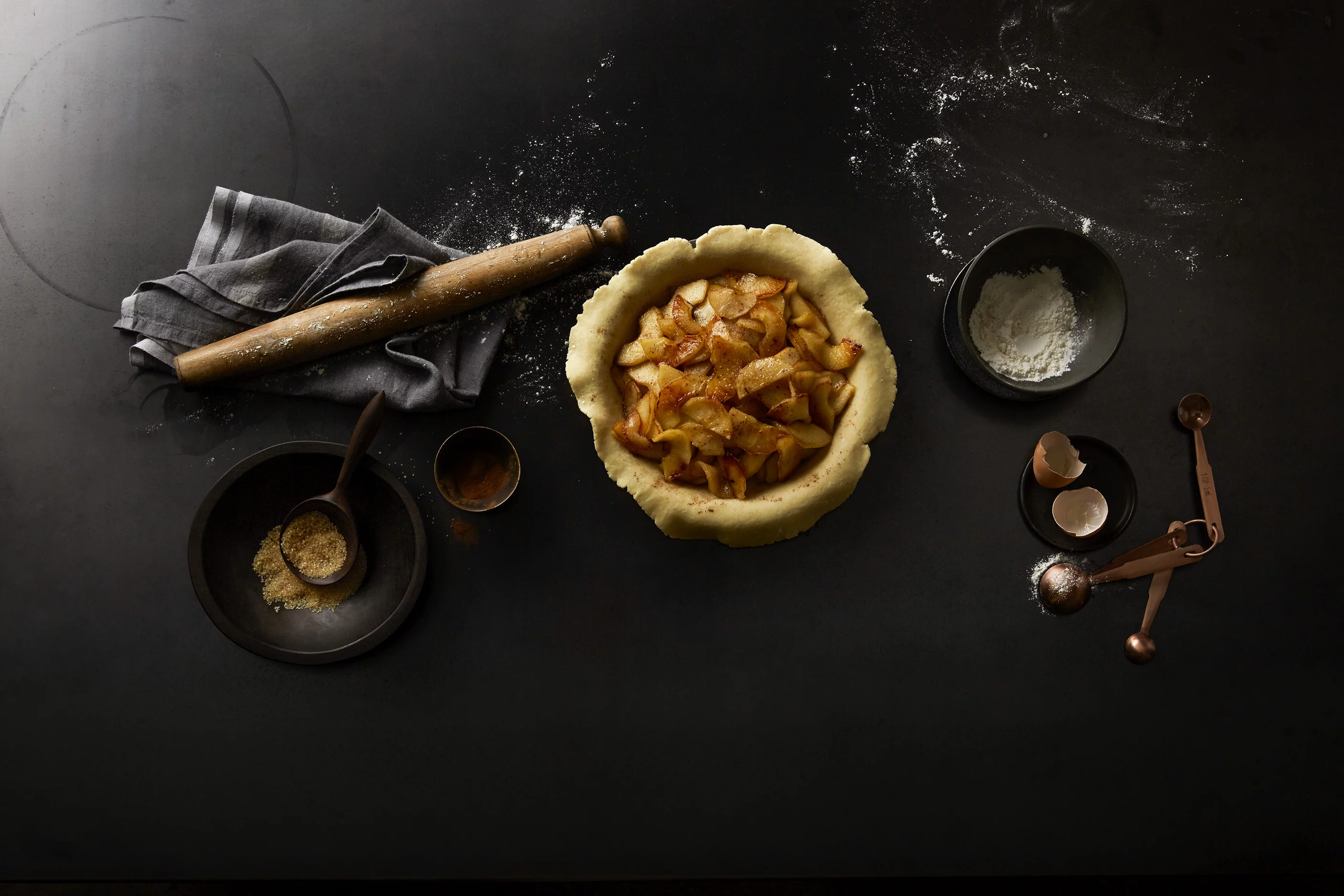 The Cinder Sensing Cooker cooking apple filling