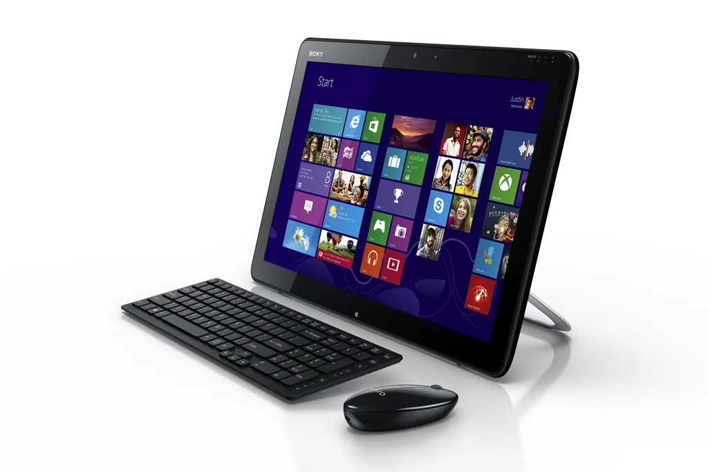The Tap 20 is supplied with a wireless keyboard and mouse for All-in-One-like computing