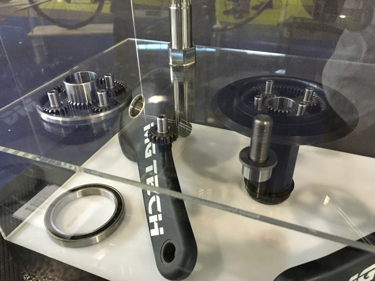 Ultime Ti is a claimed 10.8 percent more efficient than a regular crankset at delivering torque