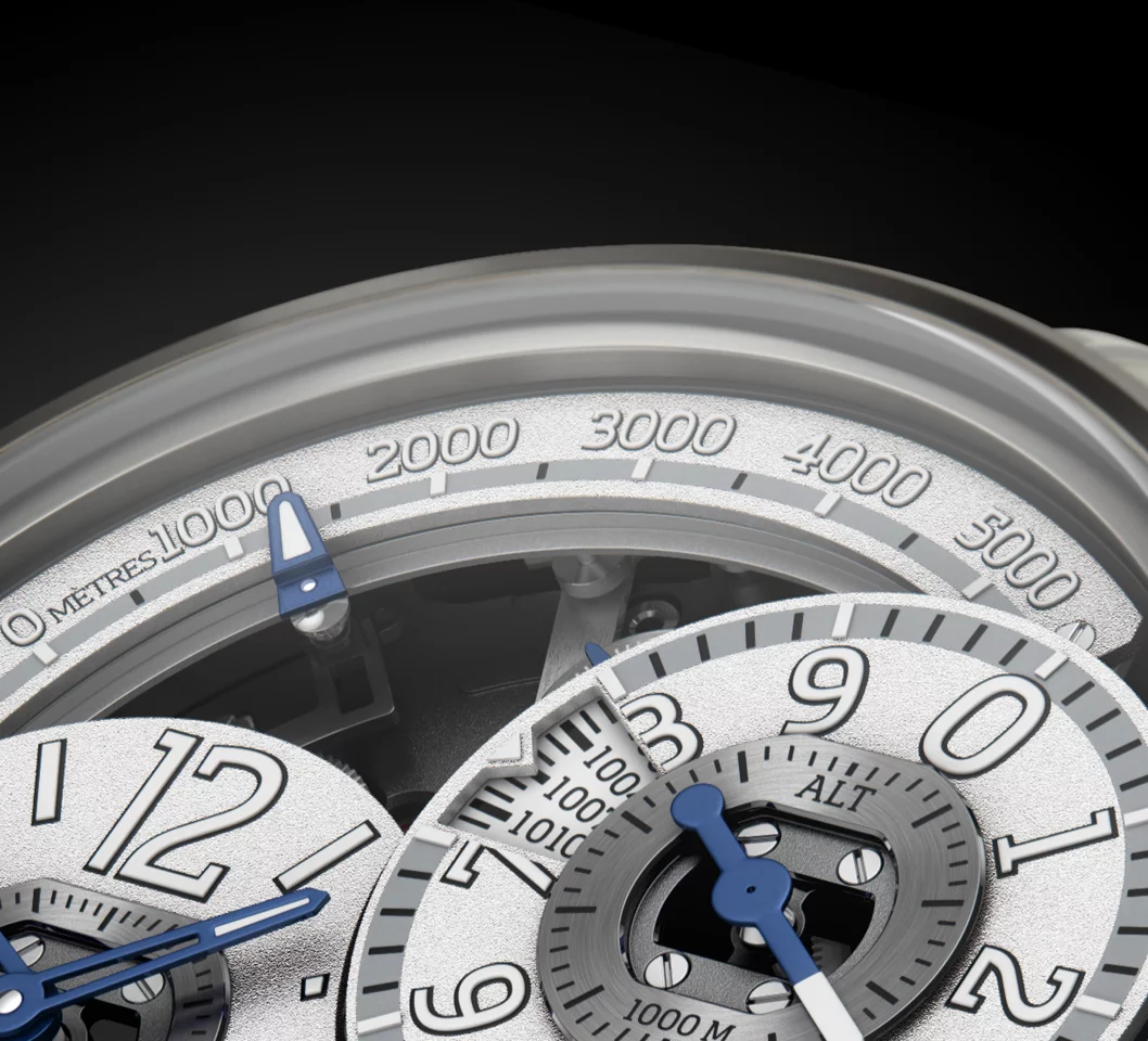 The Génie 02 Terre has large scale and altitude readouts