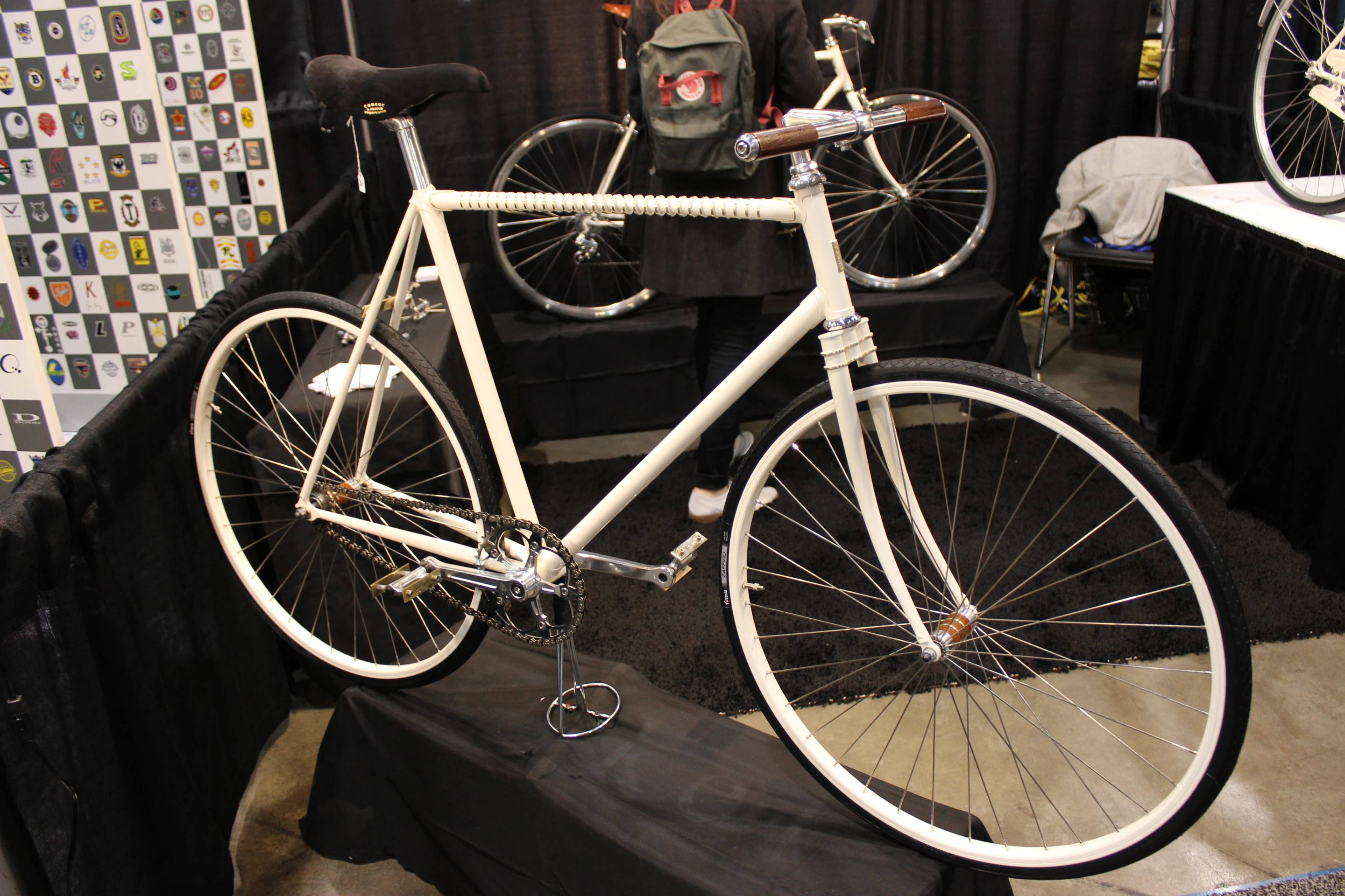 This one-off from Denmark's Cykelmageren has an unusual top tube ...