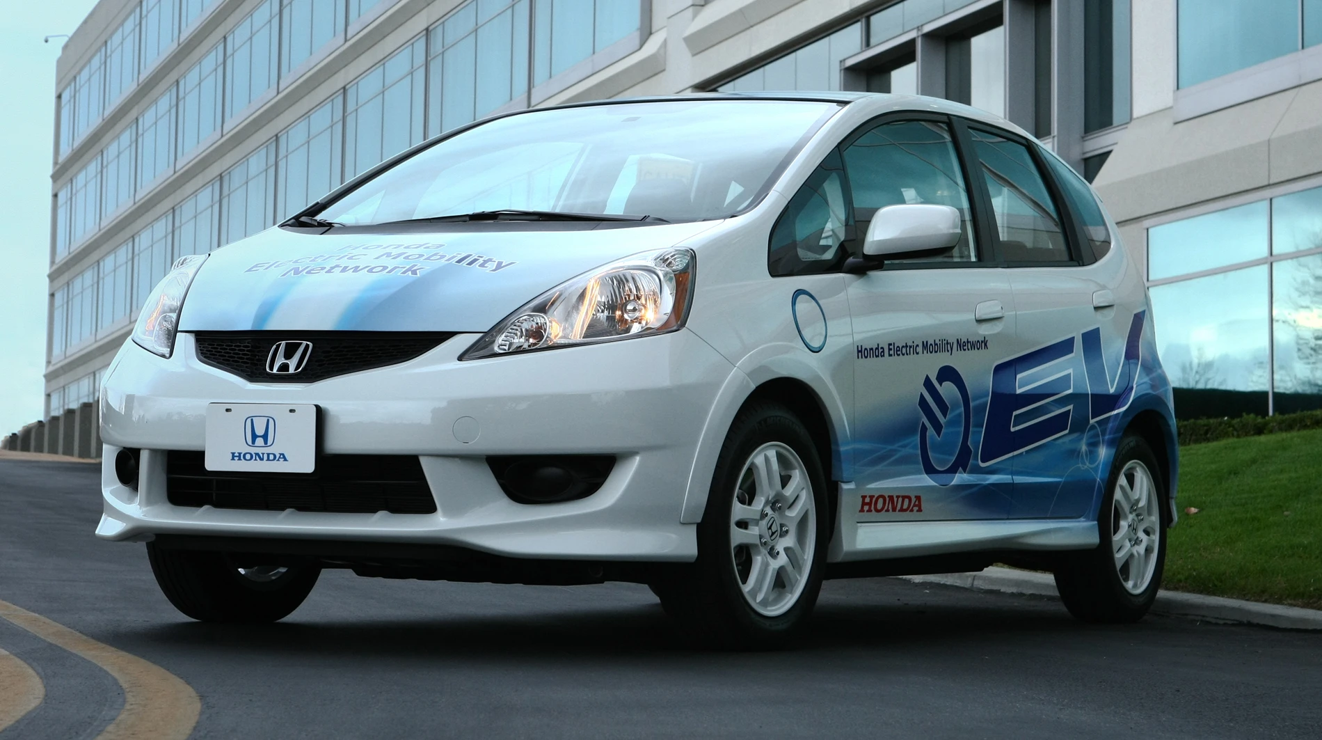 A Fit EV prototype that will be tested in Torrance, California
