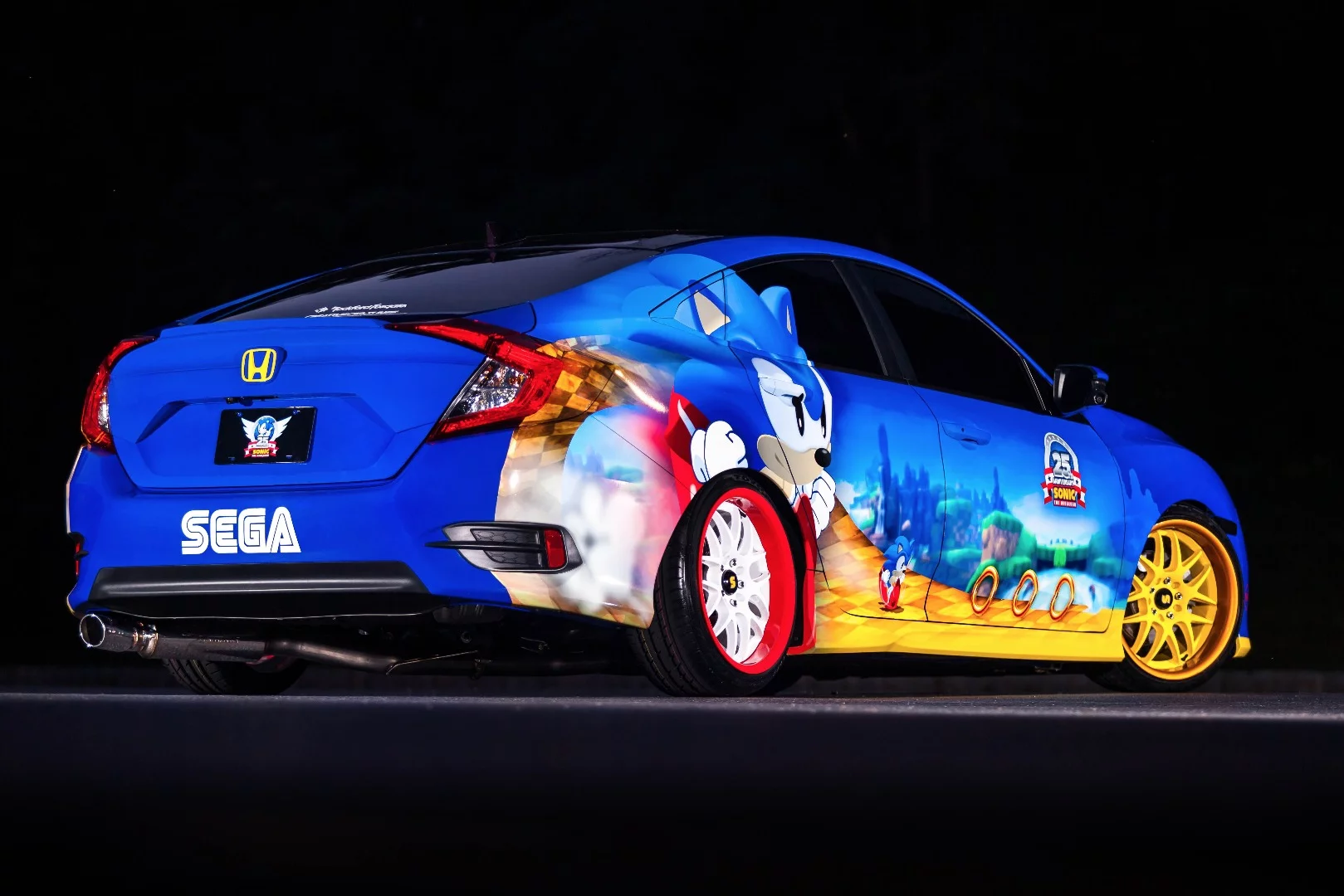 Sonic the Hedgehog celebrated a birthday this year, and Honda has tried to cash in on the act
