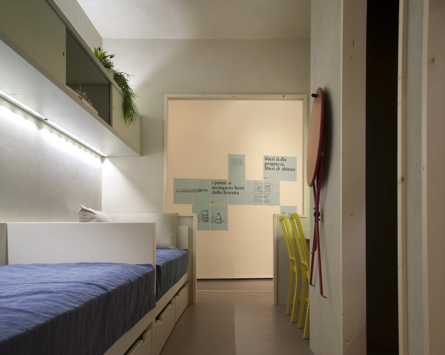 Freedom Room is seen as a viable modular low-cost living space, suitable for implementation in hotels, student facilities, and hostels