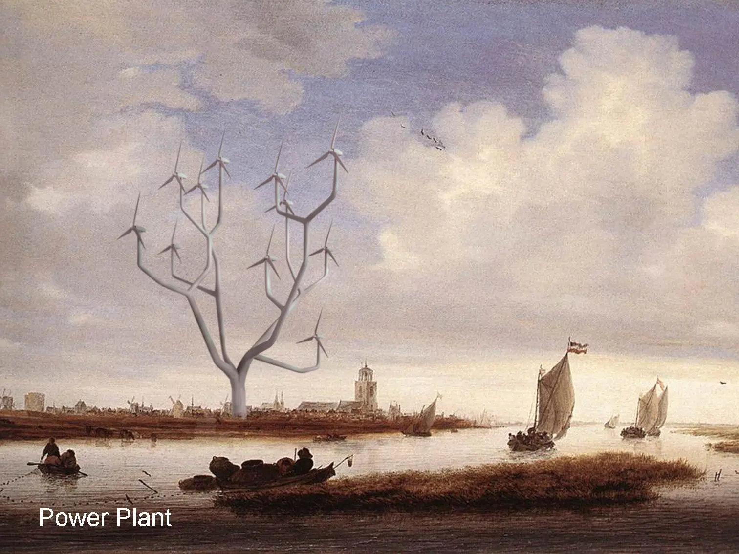 Contemporary Power Flowers setting
