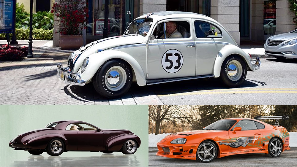 Herbie is just the latest movie car to illustrate the trend of fast growing prices for movie car. Read on for our list of 25 valuable cars that sold for not much, not very long ago. In May two more famous movie cars will go to auction - Will Smith's Blackhawk from Bad Boyz II (1975) and the Toyota Supra driven by the late Paul Walker in The Fast and The Furious (2001).