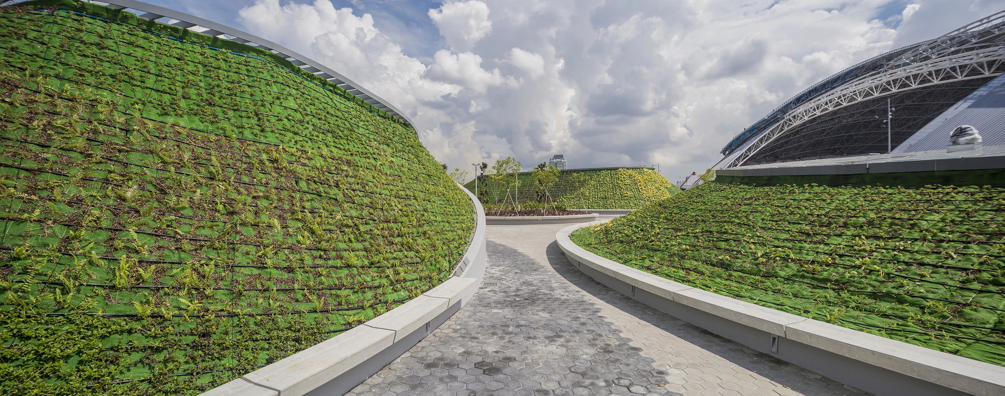 DP Architects planted lots of greenery around the site (Photo: DP Architects)