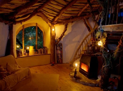 A wood burner has been fitted to heat the house and the fridge is cooled by underground air flow (Photo: Simon Dale)